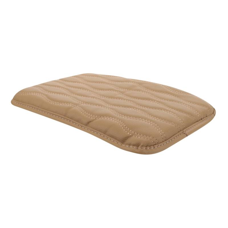 Cabilock Memory Foam Handlate Pads Armlehnenkissen Mittelkonsolenauflage Armlehnenpolster Mittelkonsole Mittelkonsolenpolster Für Die Armlehne Des Autos Autozubehör Beige Pu von Cabilock