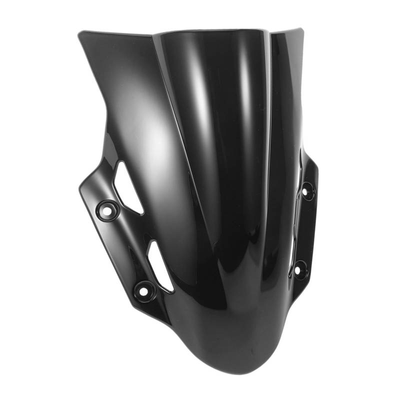 Cabilock Motorrad Windschutzscheibe Universeller Windschutzscheiben Spoilerschutz Winddichte Abdeckung Ablenkbar Motorrad Windschutzscheibe Fahrrad PC Schwarz von Cabilock