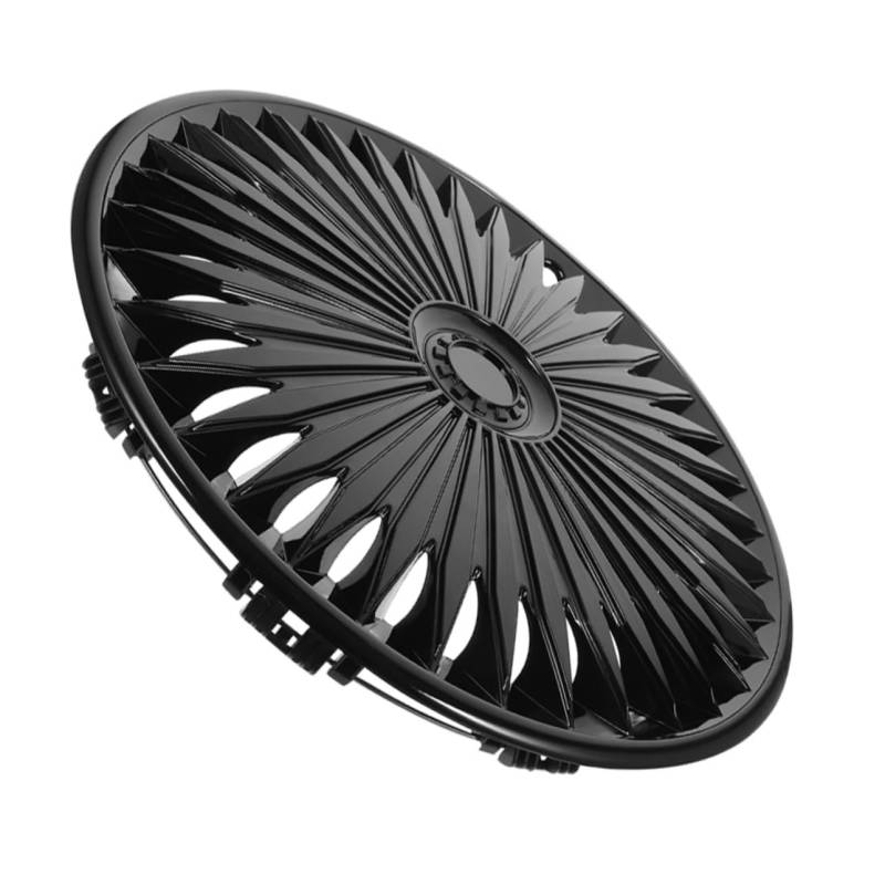 Cabilock Radkappen Dekorabdeckung Radkappenabdeckungen Auto Staubkappen Für Autos Dark Rim Mag Detaillierung Dekorative Radnabenkappen Radabdeckung Dekorative Radkappen Schwarz Enhance Pp von Cabilock