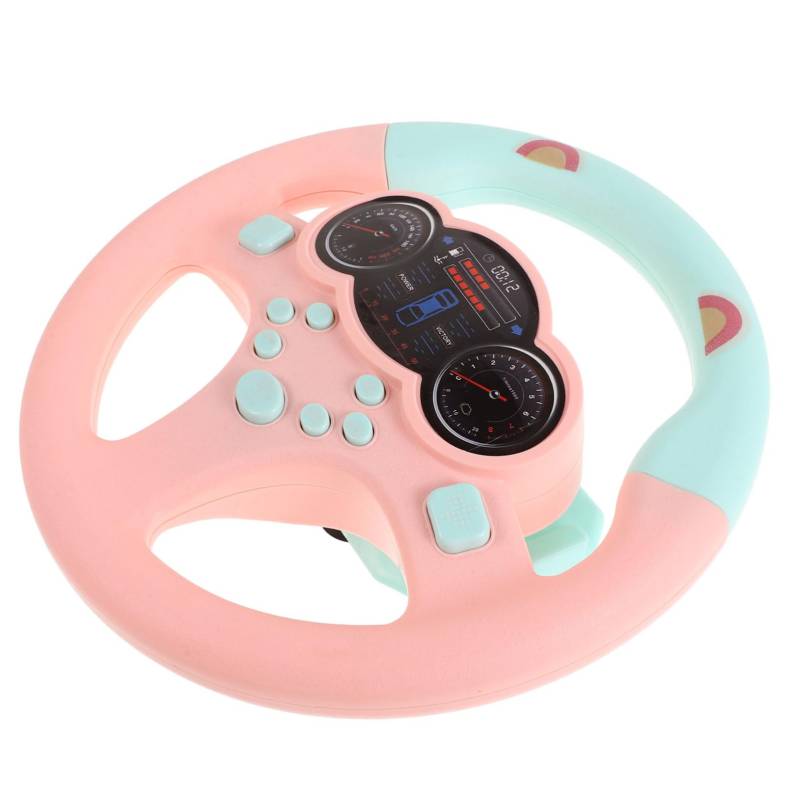 Cabilock Simulation Lenkrad Simuliert Simulator Vorgeben Lenkung Simulieren Babys Für Klein Fahren Krippenspielzeug Mini-lenkrad Für Auto Babylenkrad Plastik von Cabilock