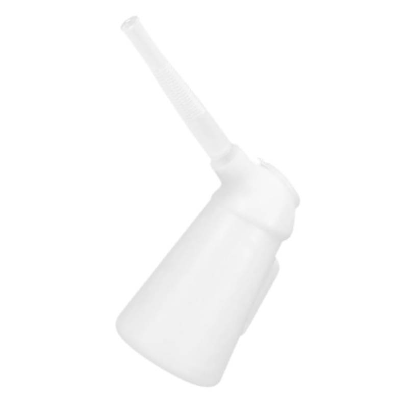Cabilock Tanktopf Ölflaschen Auto Gießen Schmieröl Kanne Flasche Ölspender Flasche Behälter Spender Motoröl Spender Ausguss Auto Öl Kanne Tank Öler Weiß Kunststoff von Cabilock