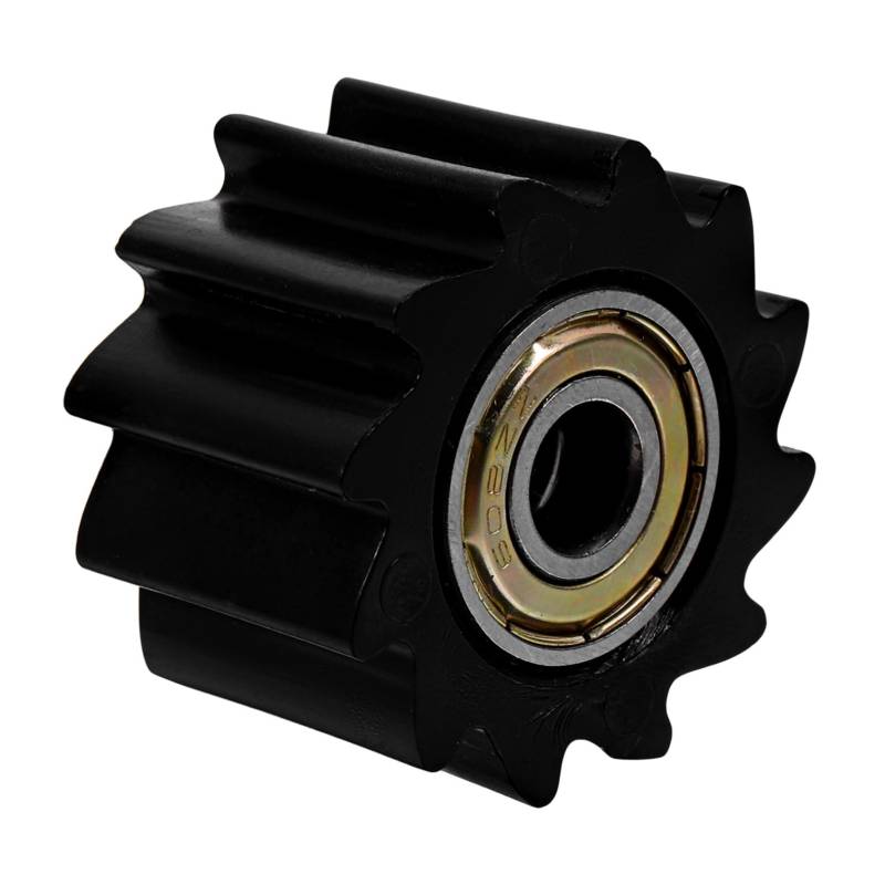 Cabilock Tensor Führungsrad Spannrolle Motorrad Kettenführungsrolle Kettenlager Rad Laufrolle Rad Kettengleiter Kettenrolle Radrolle Kettenführungsrolle Kunststoff Schwarz von Cabilock