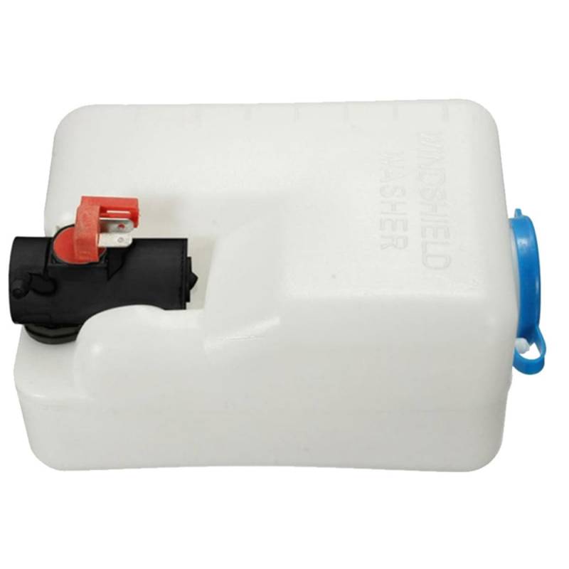 Cabilock Waschflasche Set Pumpe Auto Windschutzscheibe Fluid Fokus Waschmaschine universelle Scheibenwaschanlage für Autos Scheibenwaschwasserbehälter Black von Cabilock
