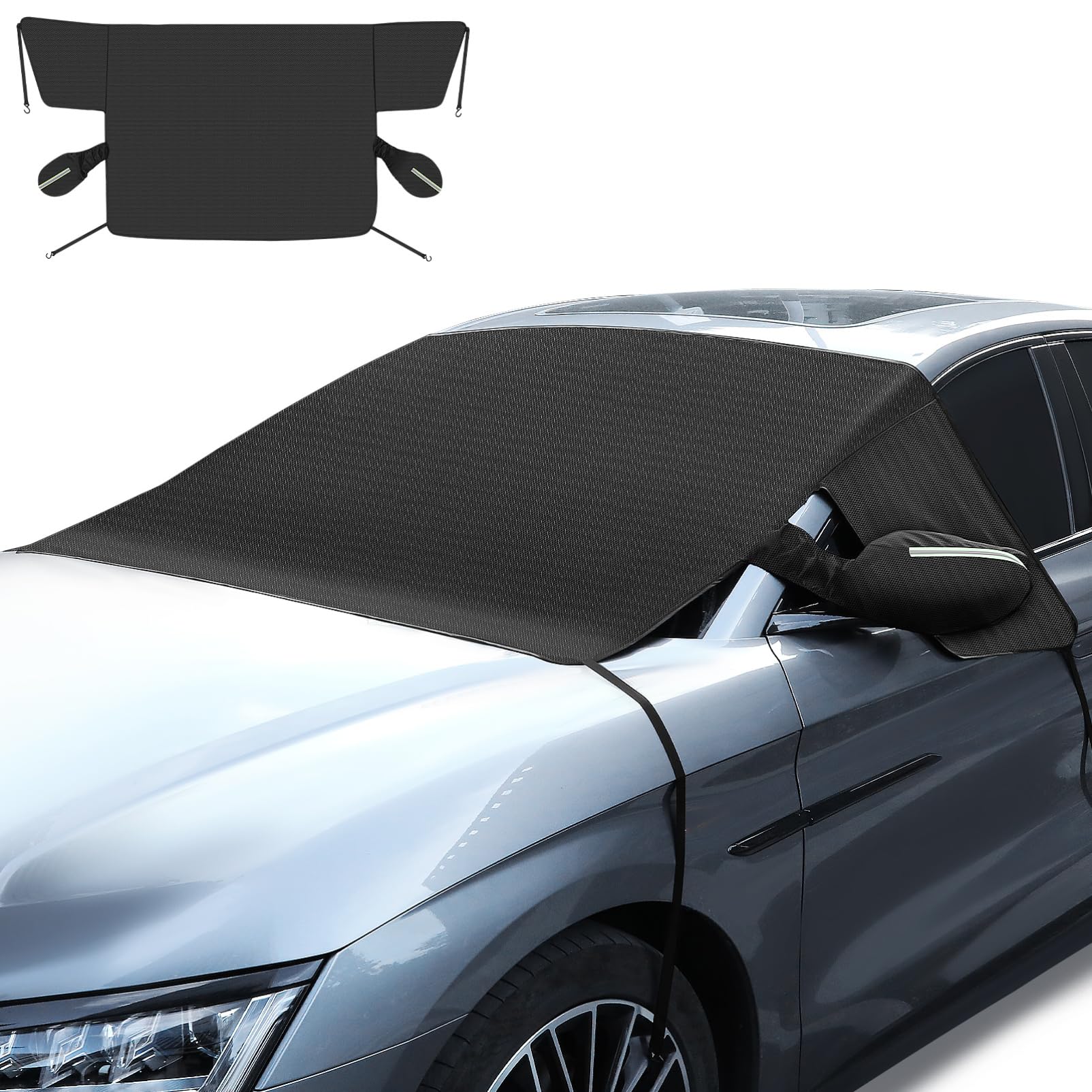 Cabilock Windschutzscheibenabdeckung für und Schnee Auto Windschutzscheibenabdeckung Autoscheibenabdeckung Auto -Windschutzscheibenabdeckung für den Winter deckt Frost ab Oxford-Stoff Cabilock Windschutzscheibenabdeckung für und Schnee Auto Windschutzscheibenabdeckung Autoscheibenabdeckung Auto -Windschutzscheibenabdeckung für den Winter deckt Frost ab Oxford-Stoff von Cabilock