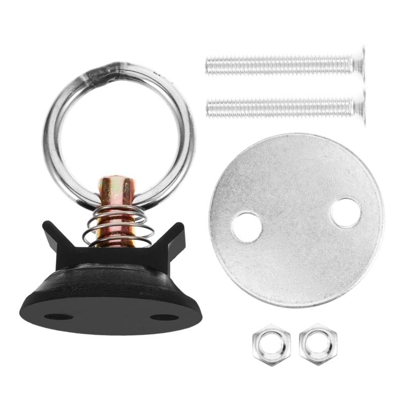 Cabilock Zurrringschienen Zubehör Schienenhaken Zurrgurt Ladungszurrbeschlag Schienenring Hochleistungsbeschlag Schwarze Aluminiumlegierung von Cabilock