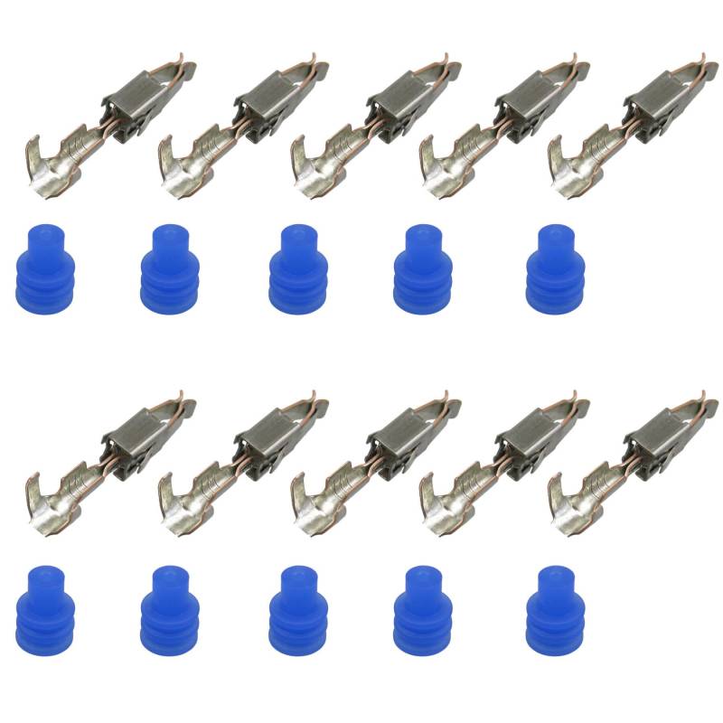 10x JPT Set Kontakte Buchse und Seal 0,50mm²-1,00mm² TYCO AMP 964286 Seal 963294 von Cable Solution