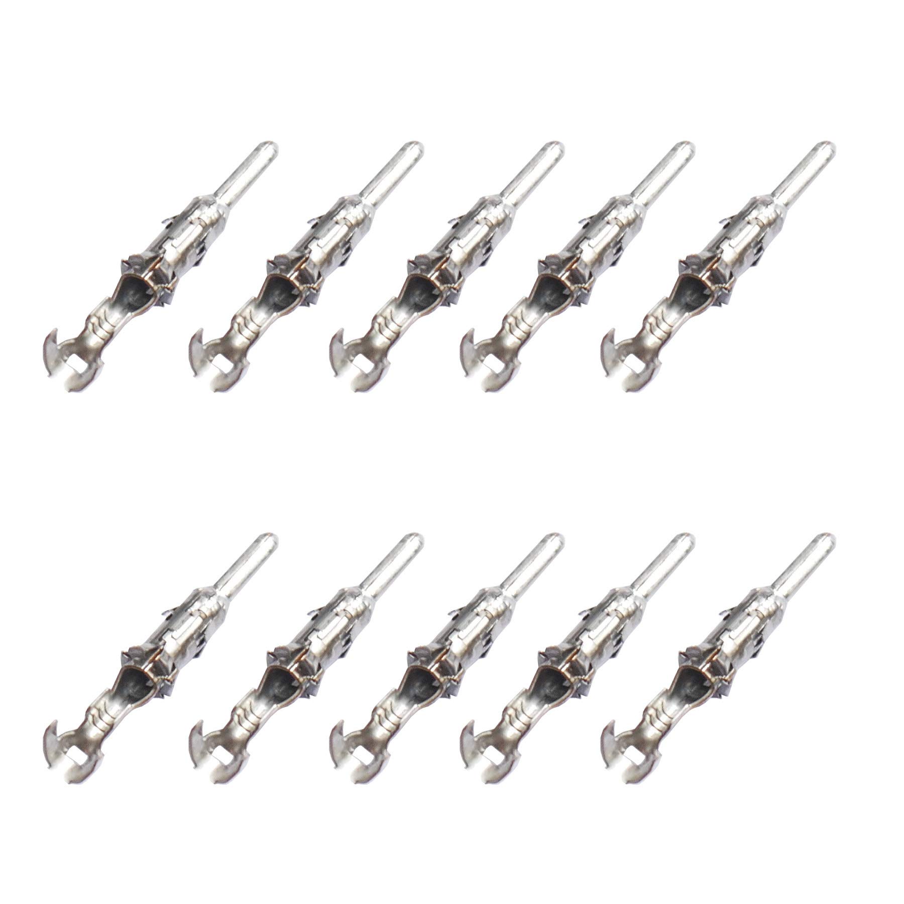 10x Kontakt f. Rundstecker Stift 0,50mm²-1,00mm² DIN 72585 Stecker System 2.50mm von Cable Solution