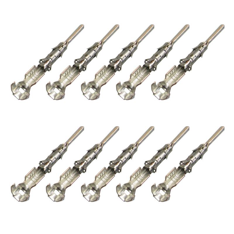 10x Kontakt f. Rundstecker Stift 1,00mm²-2,50mm² DIN 72585 Stecker System 1.50mm von Cable Solution