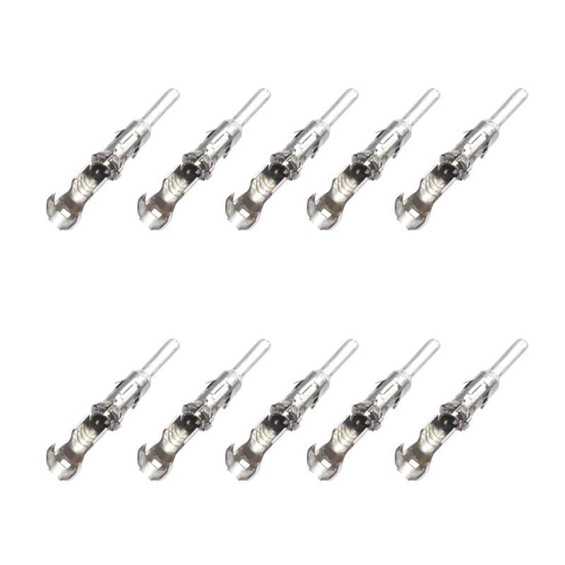 10x Kontakt f. Rundstecker Stift 1,00mm²-2,50mm² DIN 72585 Stecker System 2.50mm von Cable Solution