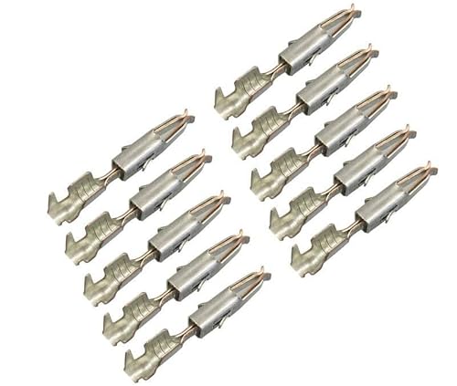 10x Micro Timer mini ISO Kontakte, Buchse Pin, Crimp KFZ Auto HiFi Navi 0,50mm²-1,00mm² kompatibel zu VW 103358.01, 103 358.01 von Cable Solution