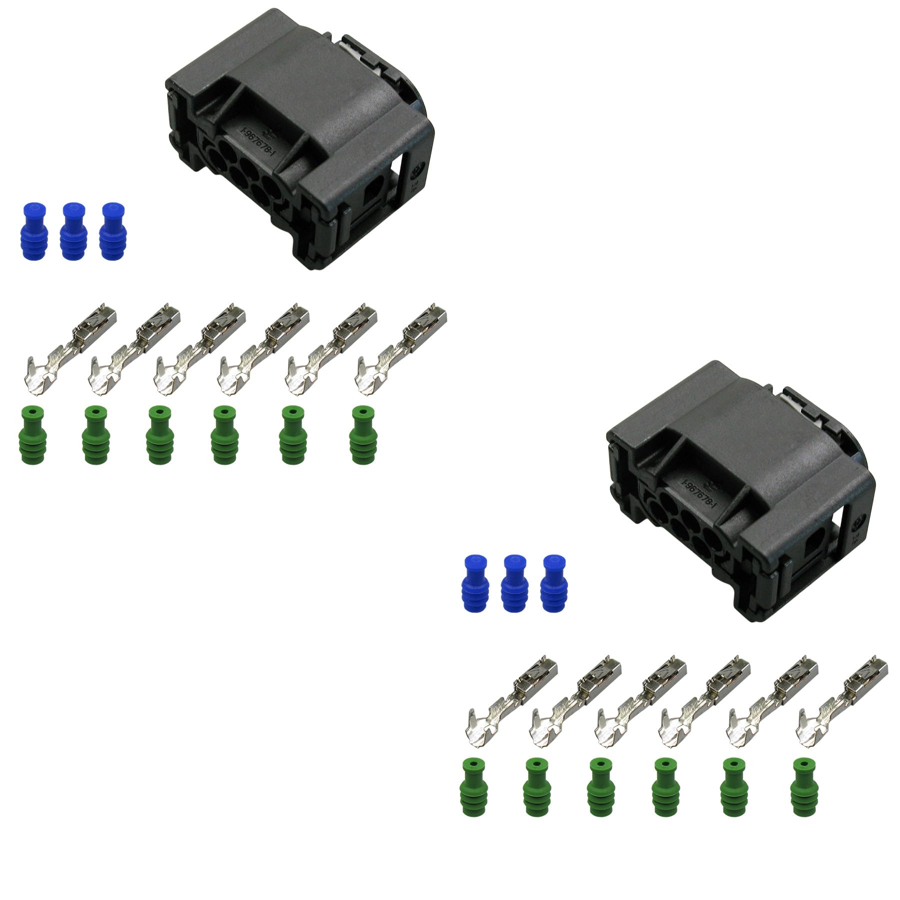 2X Reparatur Stecker 6-polig Höhensensor Höhenstandssensor Niveauregulierung Niveausensor kompatibel zu VW, BMW und Mercedes 2X Reparatur Stecker 6-polig Höhensensor Höhenstandssensor Niveauregulierung Niveausensor kompatibel zu VW, BMW und Mercedes von Cable Solution