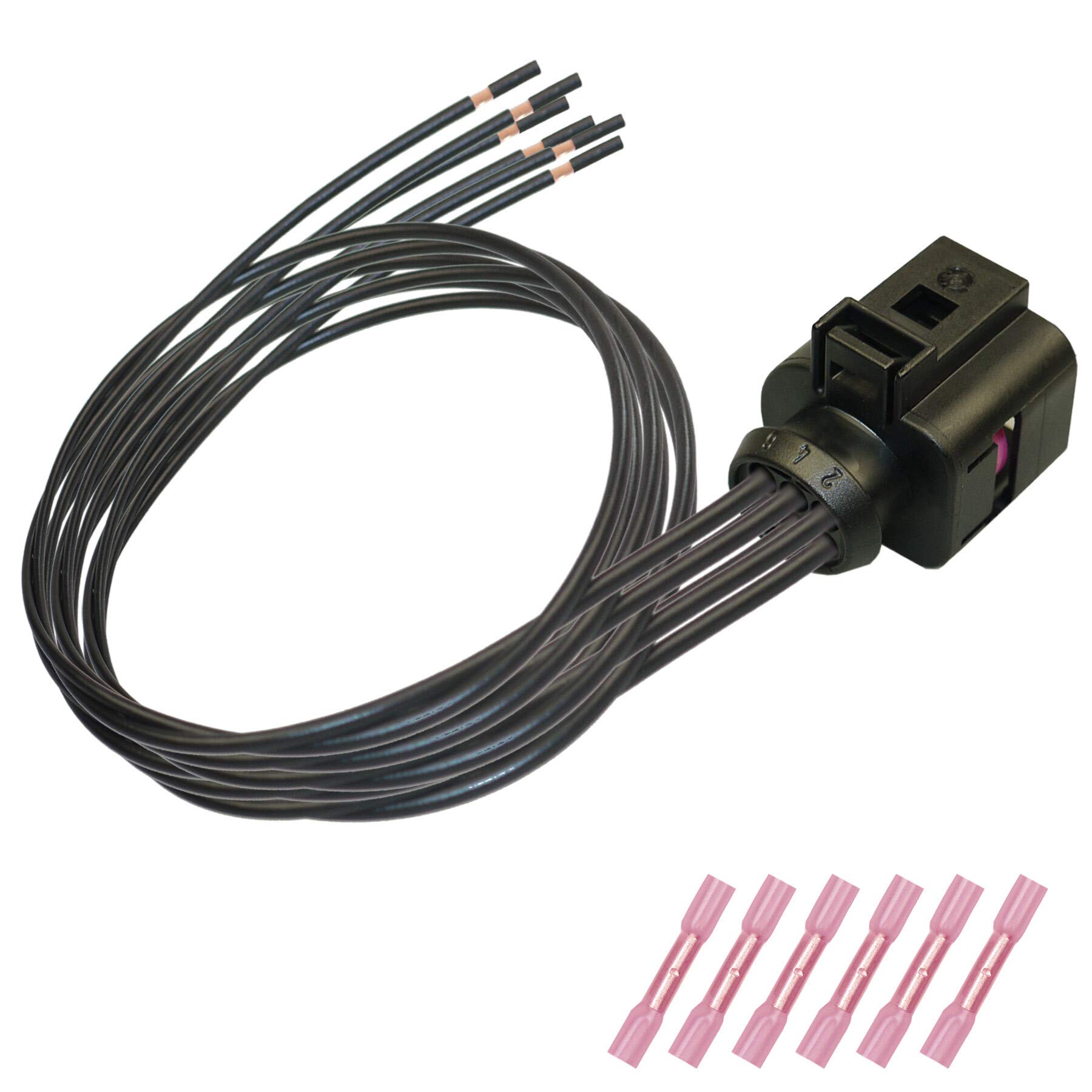 Stecker OEM 1J0973713 Reparatursatz 6-pol. Kabelsatz Buchse 1J0 973 713 Elektrik Verbinder von Cable Solution