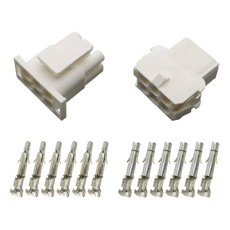 Stecker Set Steckverbinder Universal Mate N Lok 6-polig incl. Kontakten von Cable Solution