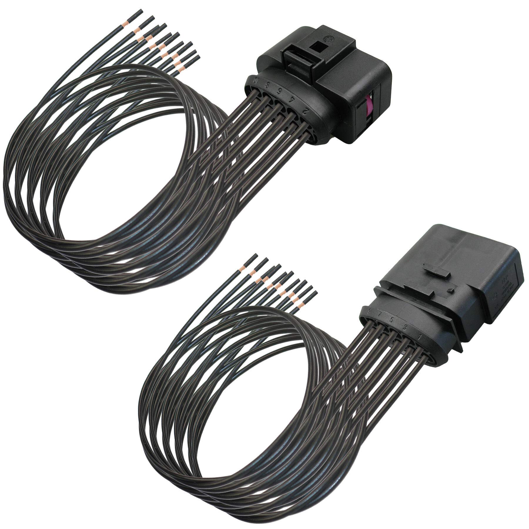 Stecker Set passt zu OEM 1J0973735 / 1J0973835 Rep. Satz 10-pol 1,00mm² Kabelsatz von Cable Solution