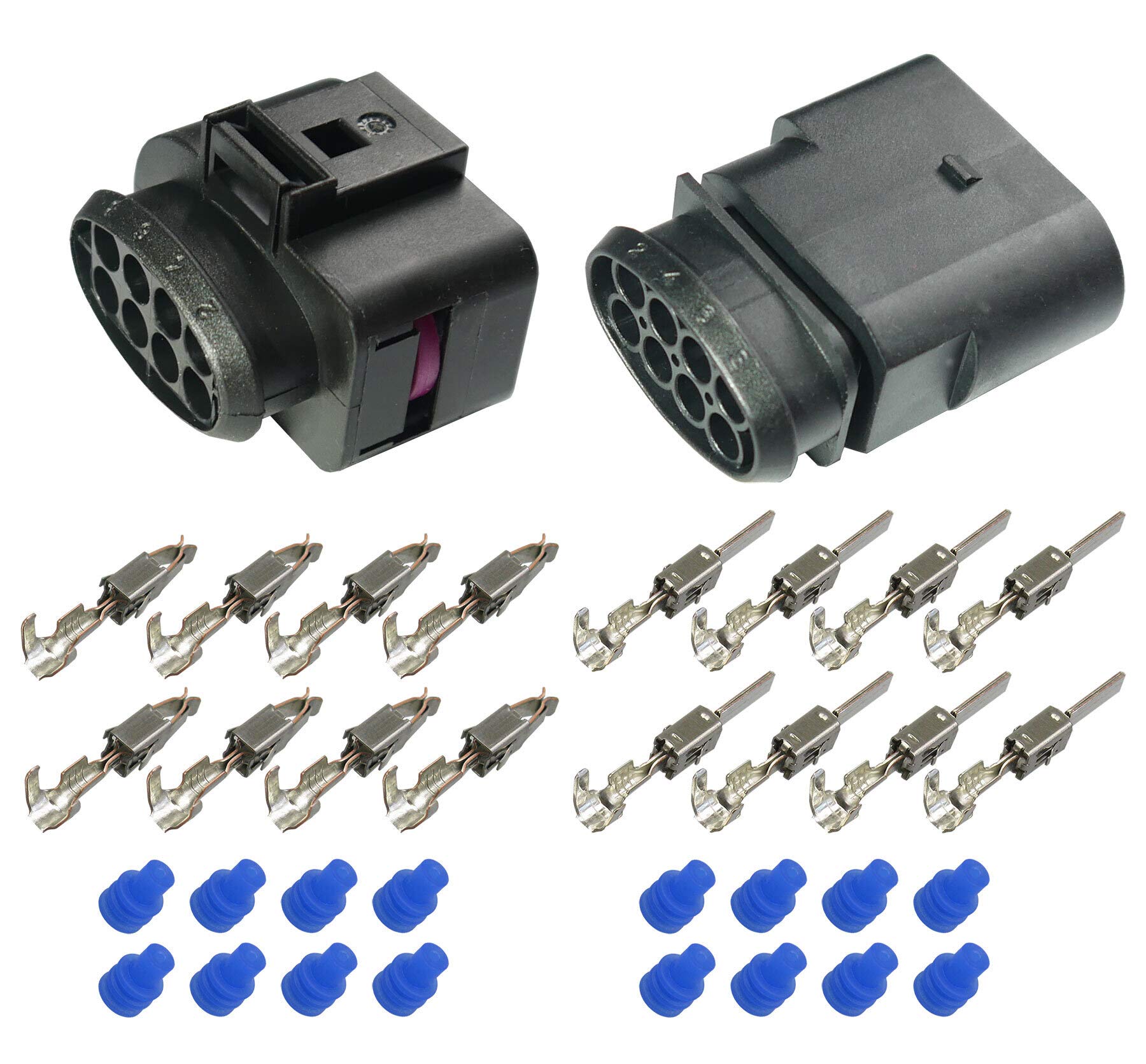 Stecker Set passt zu OEM 8D0973734 + 8D0973834 Reparaturset 8-pol. 0,50²-1,00² von Cable Solution