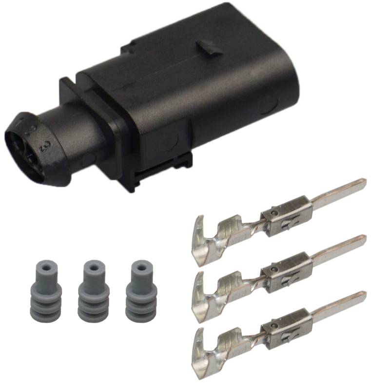 Stecker VW 1J0973803 Reparatursatz 3-polig Stift 1J0 973 803 Crimp Elektrik von Cable Solution