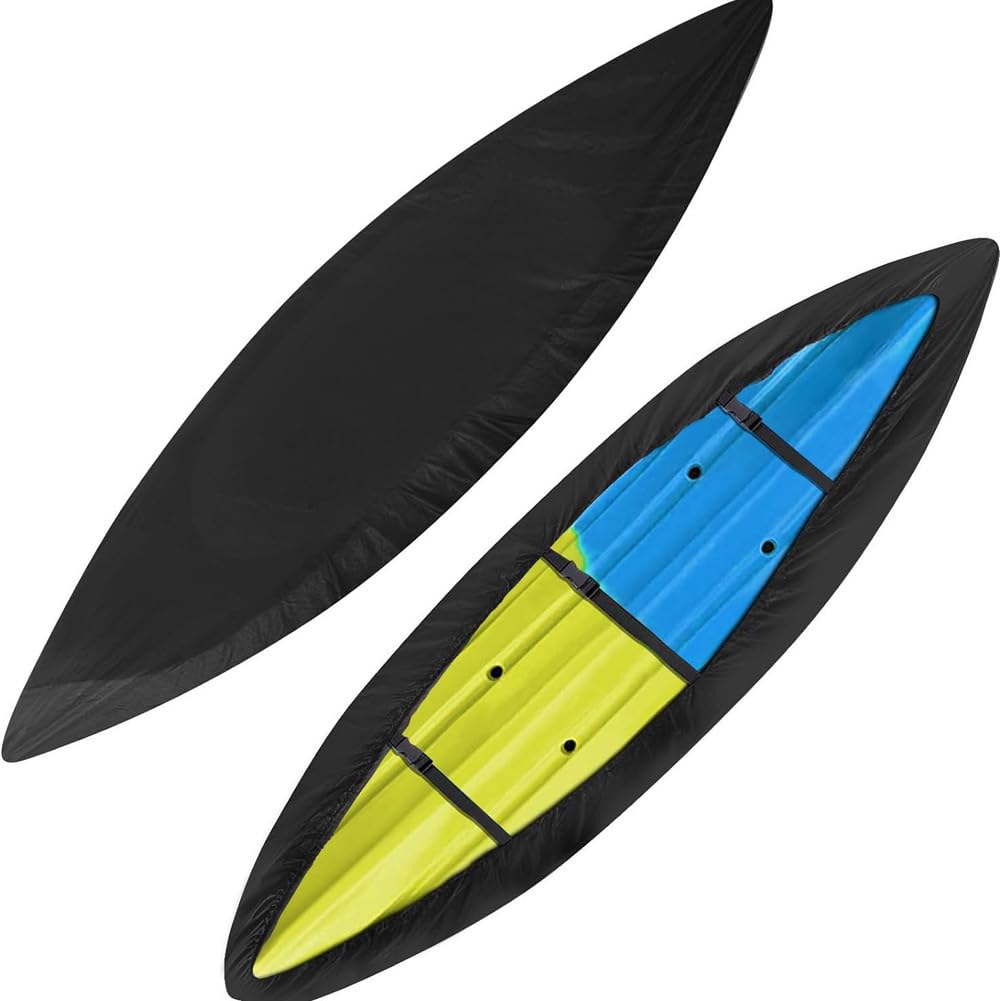 Cachpib Kajak-Abdeckung, Kanu-Aufbewahrung, Staubschutz, 210D, UV-beständig, wasserdicht und wetterfest, Sonnenschutz, für Kanu, Paddelboard, SUP und Kajakboot, 3,6–4 Meter Cachpib Kajak-Abdeckung, Kanu-Aufbewahrung, Staubschutz, 210D, UV-beständig, wasserdicht und wetterfest, Sonnenschutz, für Kanu, Paddelboard, SUP und Kajakboot, 3,6–4 Meter von Cachpib