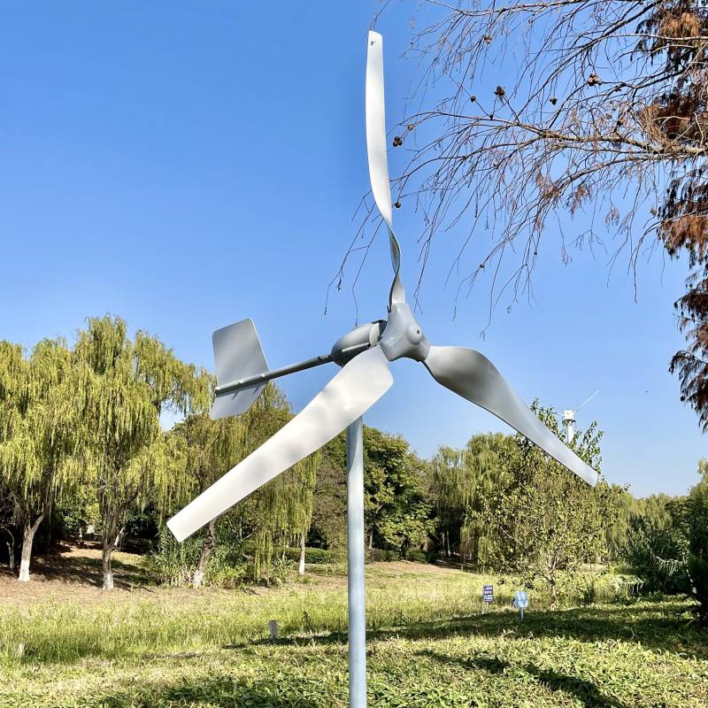 2KW Windkraftanlage, 3-Blatt-Windturbine, 24V/48V, mit off Grid Lnveter & MPPT Hybrid Controller, Kleinwindkraftanlagen, Off-Grid Windmühle(Ohne Mast) (Wind Turbine, 24) von Cadinor