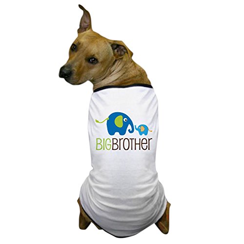 CafePress – Elefant BIG BROTHER – Hund T-Shirt, Haustier Kleidung, Funny Hund Kostüm von CafePress