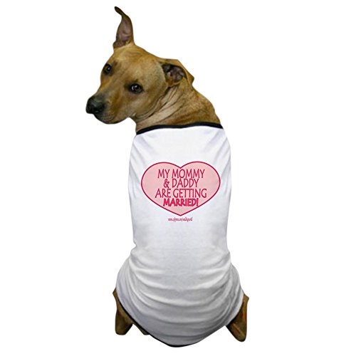 CafePress – My Mommy & Daddy R Getting Married Hund T-Shirt (P) – Hund T-Shirt, Haustier Kleidung, Funny Hund Kostüm von CafePress