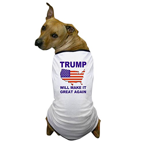 CafePress – Trump wird es wieder Tolles – Hund T-Shirt, Haustier Kleidung, Funny Hund Kostüm von CafePress