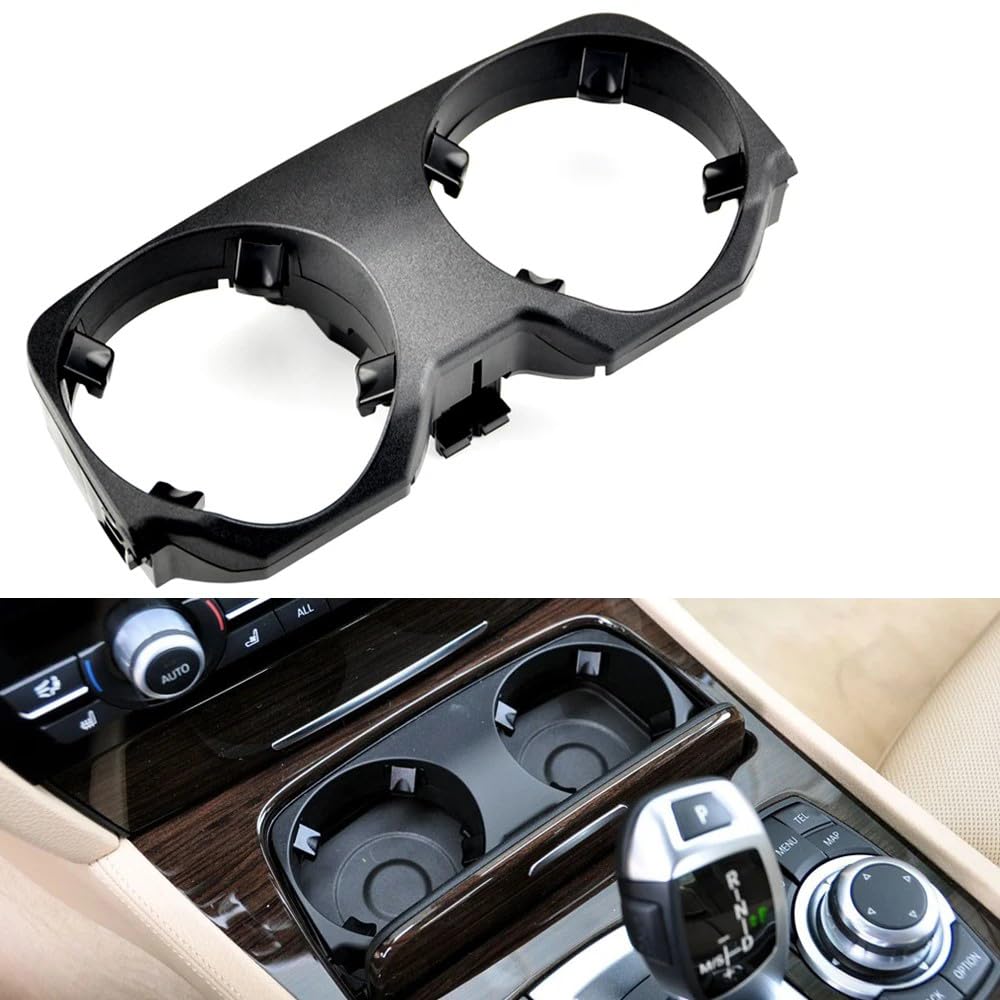 Cakievro Auto Mittelkonsole Getränkehalter Aufbewahrungsbox Becherhalter Ablagefach mit b-mw 7er Serie F01 F02 F04 2009–2015 Cakievro Auto Mittelkonsole Getränkehalter Aufbewahrungsbox Becherhalter Ablagefach mit b-mw 7er Serie F01 F02 F04 2009–2015 von Cakievro