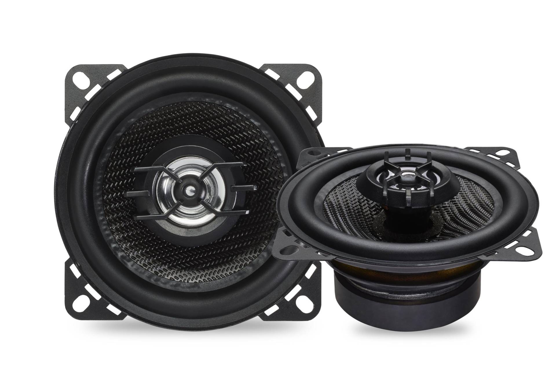 Caliber Auto Lautsprecher Set 80W - 2er Set Lautsprecher Auto - Koaxial Lautsprecher 2-Wege - Schwarz - 10cm - 30mm Hochtöner Caliber Auto Lautsprecher Set 80W - 2er Set Lautsprecher Auto - Koaxial Lautsprecher 2-Wege - Schwarz - 10cm - 30mm Hochtöner von Caliber