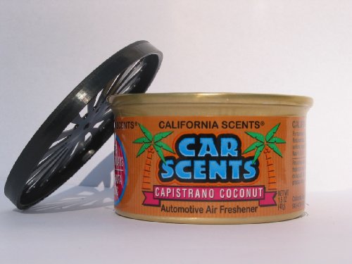 California Car Scents Duftdose für das Auto. Duftrichtung: Capistrano Coconut (Kokosnuss) von California Scents
