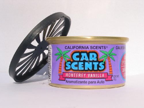 California Car Scents Duftdose für das Auto. Duftrichtung: Monterey Vanilla (Vanille) von California Scents