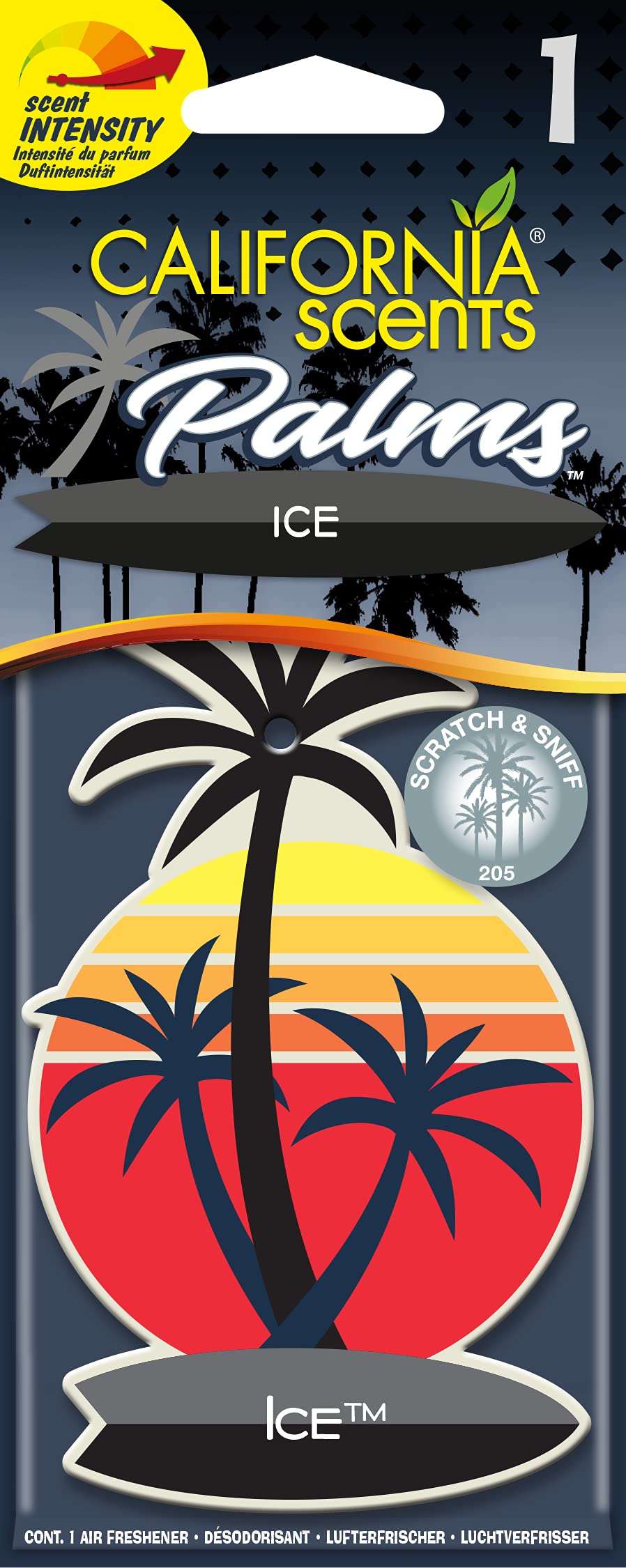 California Scents Palms Lufterfrischer Ice, 1 Stück California Scents Palms Lufterfrischer Ice, 1 Stück von California Scents