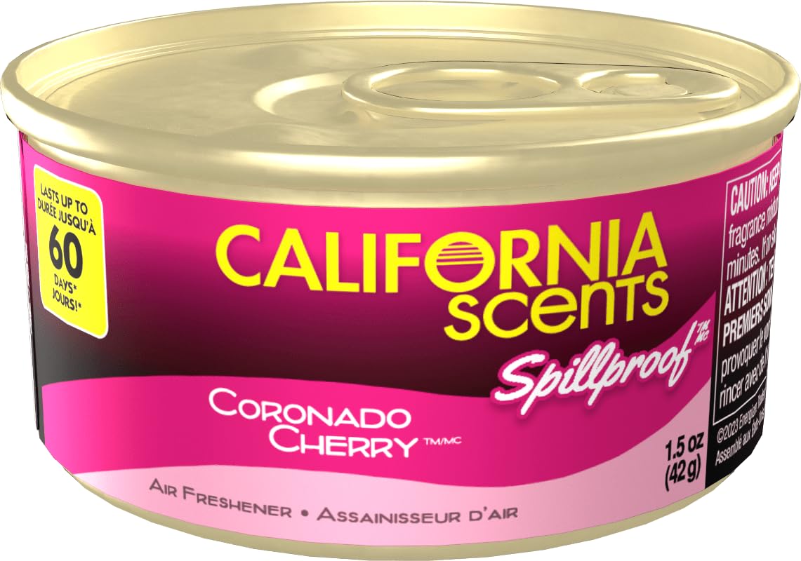California Scents 7028 Lufterfrischer für Auto, Taxi, Büro, Zuhause, Duftrichtung Kirsche (Coronado Cherry), 1 Stück von California Scents