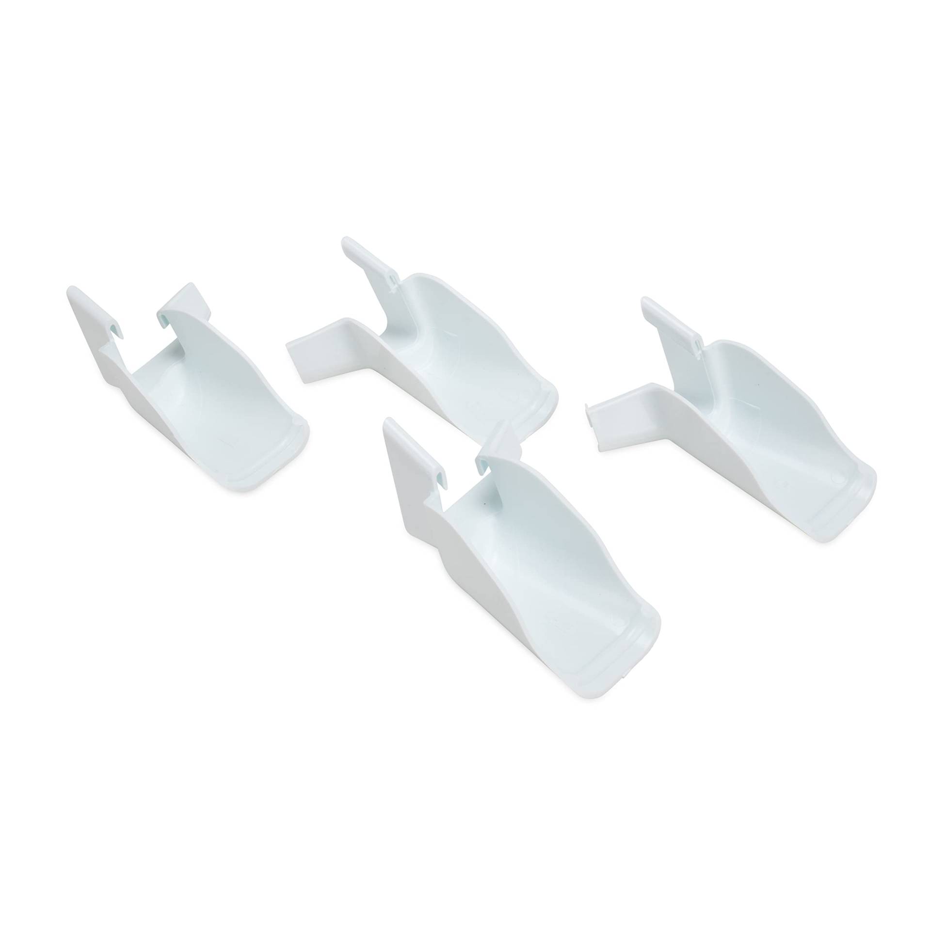 Camco 42123 Gutter Extensions - Pack of 4,White von Camco