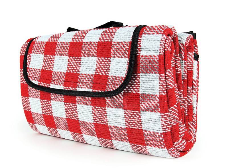 Camco 42803 Picknickdecke (130 x 150 cm, rot/weiß) von Camco