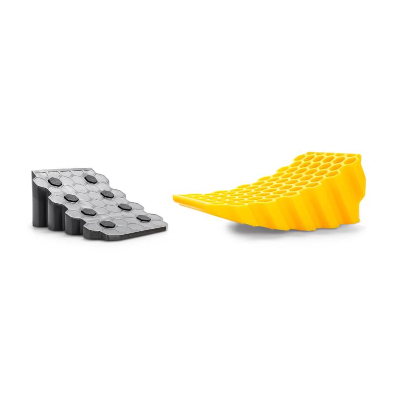 Camco 44423 Gebogener Nivellierer mit Unterlegkeil, 1 Packung von Camco