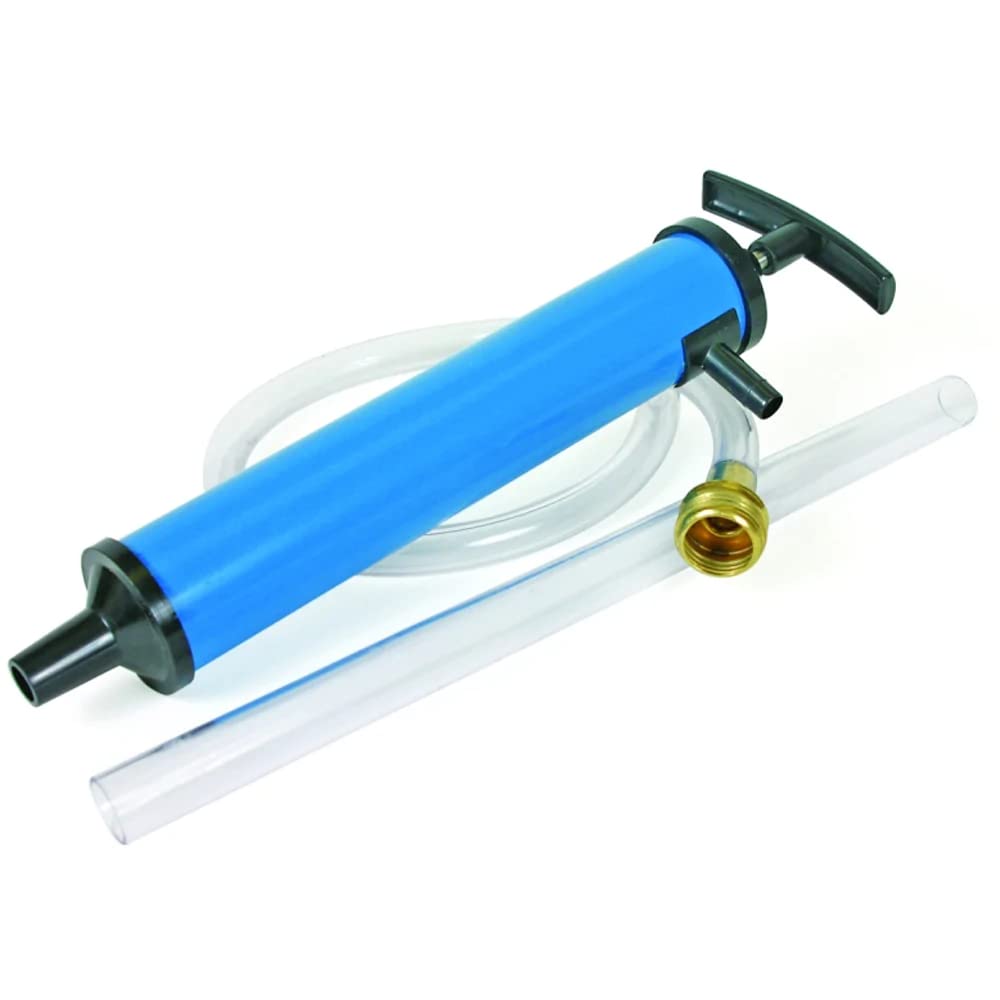 Camco Frostschutz-Handpumpen-Set - pumpt Frostschutzmittel direkt in die Wohnmobil-Wasserleitungen und Versorgungstanks, macht das Überwintern einfach und einfacher (36003), blau von Camco