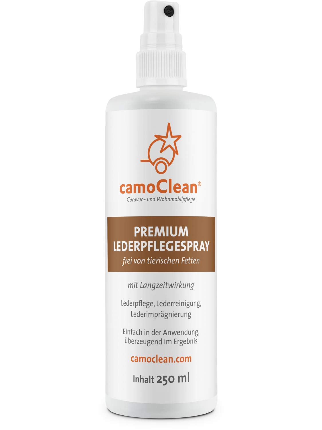 CamoClean Premium Lederpflege für Ledercouch | 250ml Premium Lederpflege Auto | Auto Lederreiniger und ideale Schuhpflege | Schuhpflege Leder von CamoClean