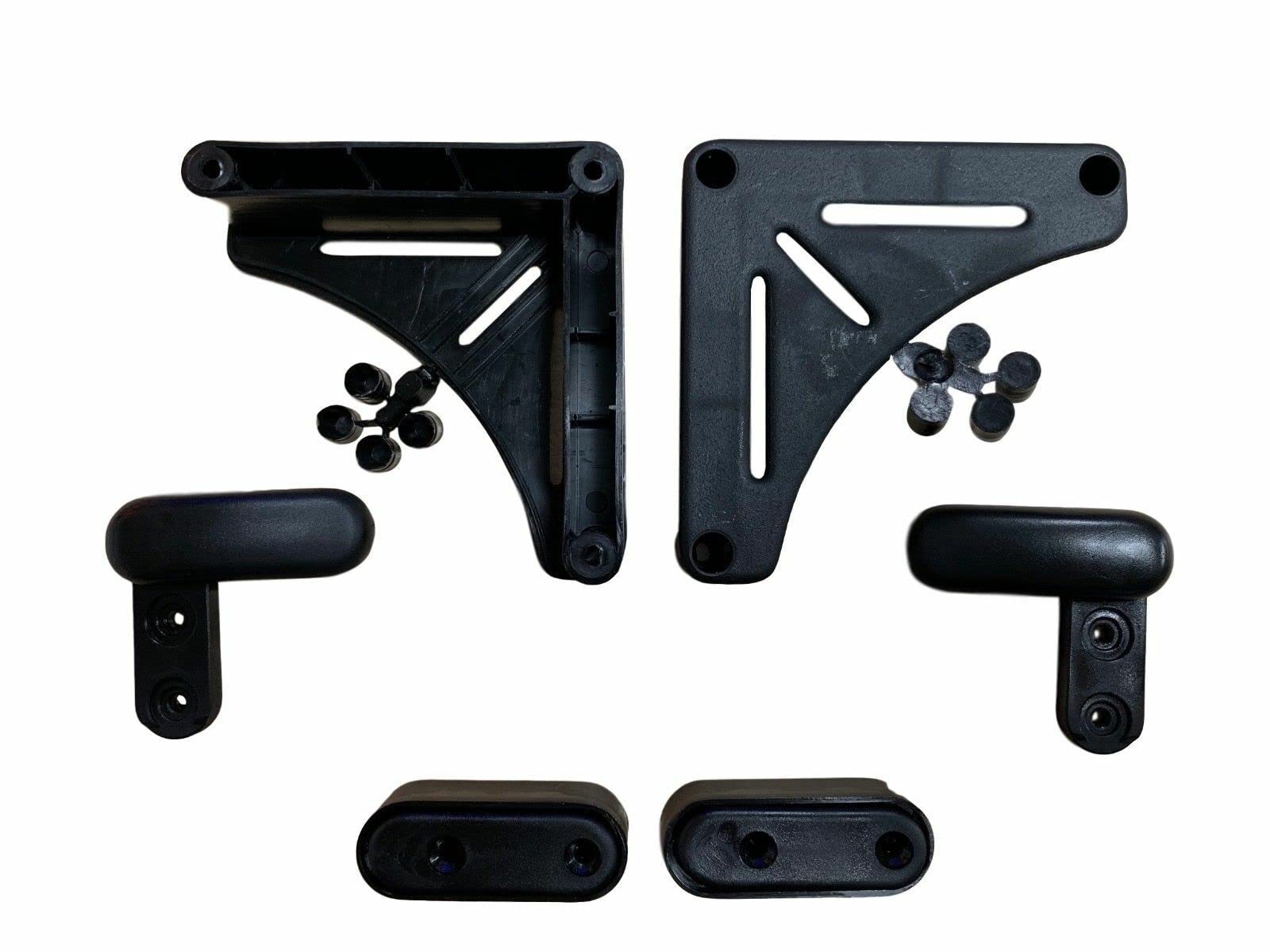 CampervanBits Wohnmobil-Tisch und Wohnmobil-Aufbewahrungs- und Aufbewahrungshalterung für maximale Tischstärke von 20 mm, ideal für Wohnmobil-Umbau und Ersatzteil... (schwarz) von CampervanBits