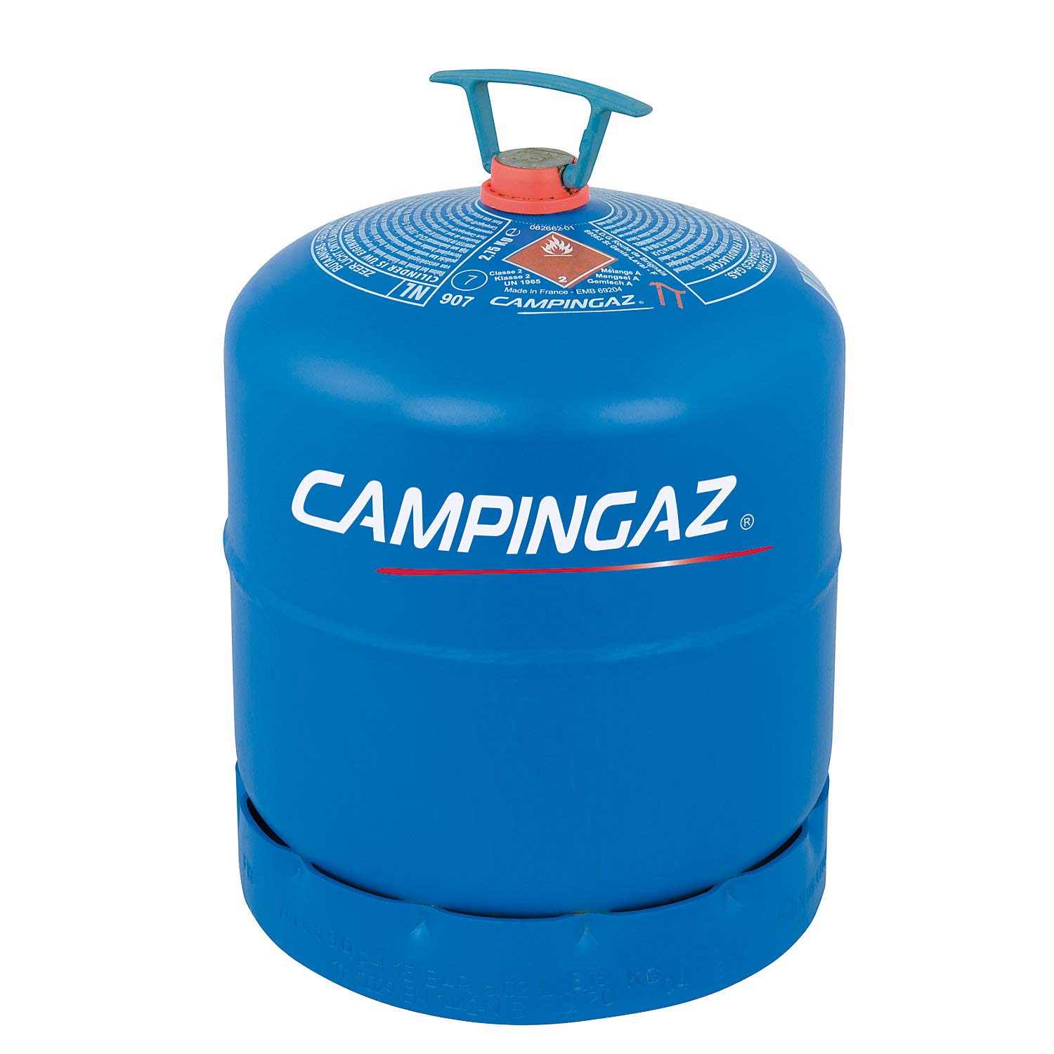 Campingaz Flasche 907 gefüllt Gasflasche, 2,75kg Butangasflasche von Campingaz