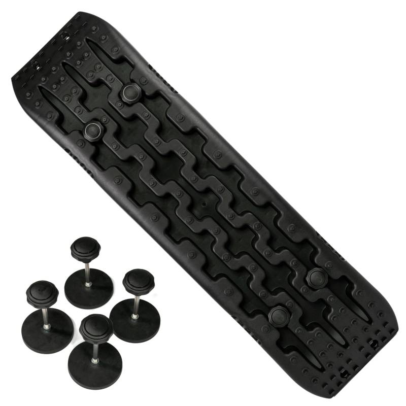 Campnetic Sandboards mit magnetischer Halterung - Sandbleche Offroad - Kein Bohren, einfaches Anbringen - Camper Zubehör - Offroad Zubehör - Anfahrhilfe Schnee - Anfahrhilfe Wohnmobil von Campnetic