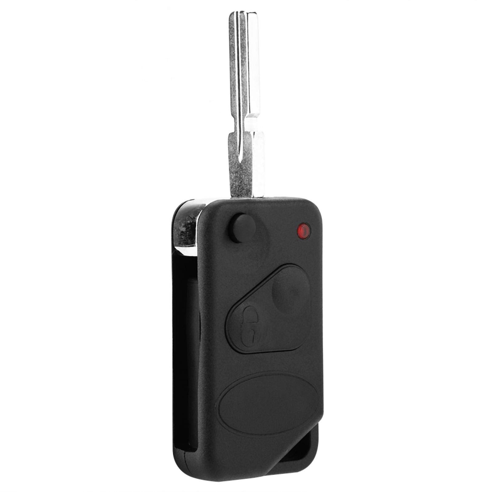 Coque De Clé à Distance Fob, 2 Boutons Coque De Clé De Voiture à Rabat Voiture Télécommande étui Porte-Clés Couvercle De Lame Coque Adaptée Pour Rover Range Rover P38 von Candeon