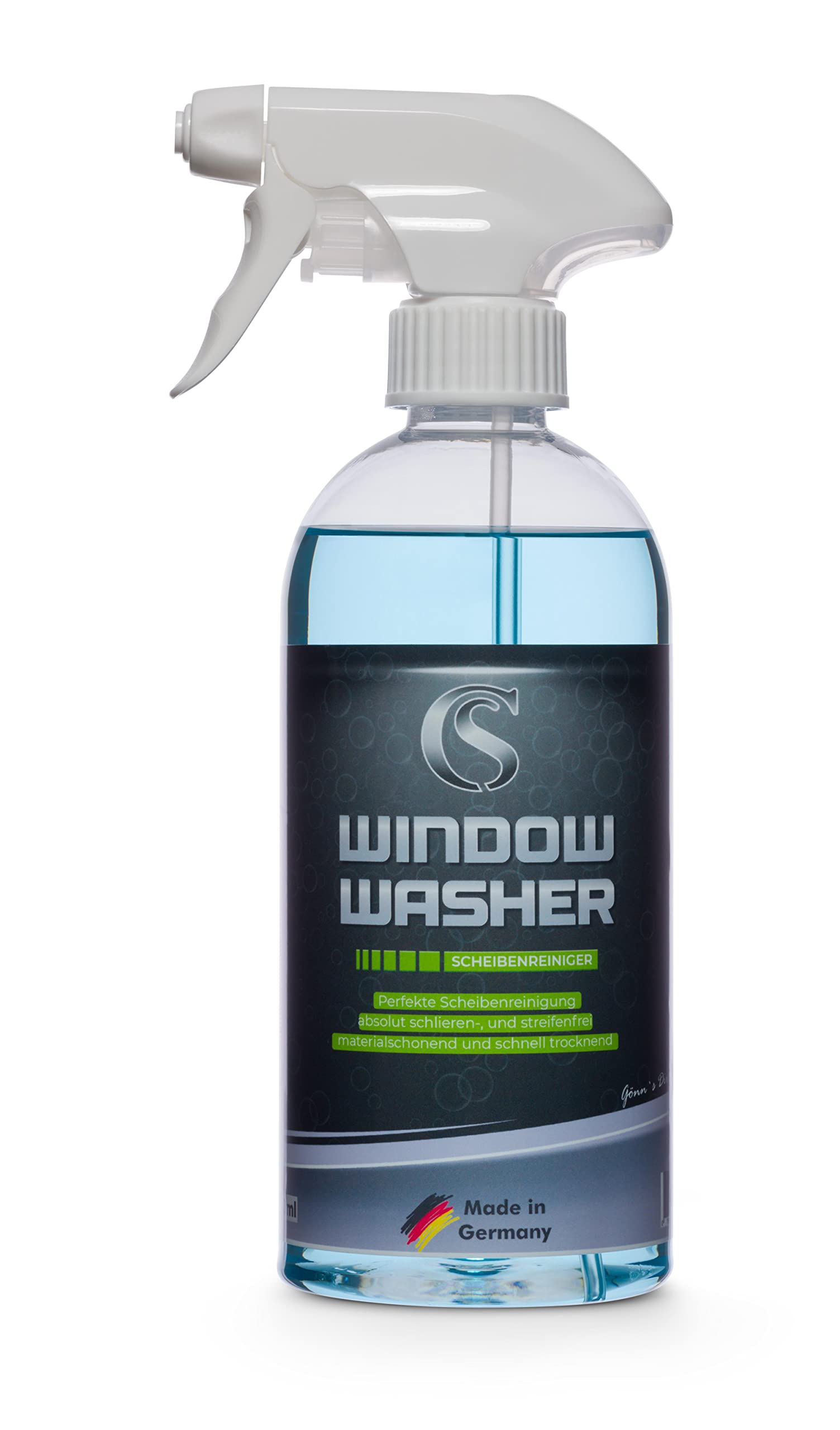 Car Sense Window Washer Autoglasreiniger 0,5 L Fensterreiniger I Autopflege Reinigung von Fahrzeugscheiben innen und außen I streifenfrei für den perfekten Durchblick von Car Sense