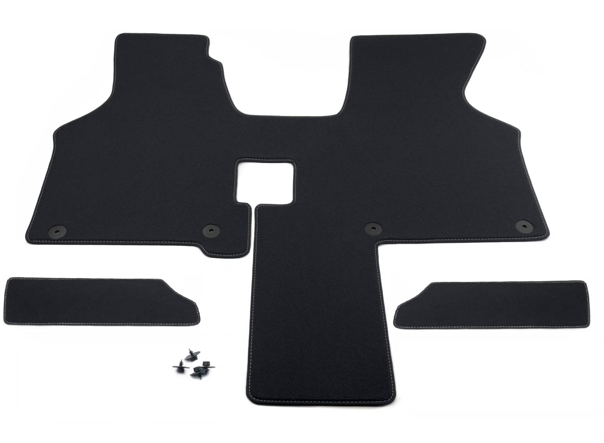 Carstyling Fußmatte für VW T4 2 Sitzer Automatik Premium Velours Anthrazit Alcantara Nubuk Carstyling Fußmatte für VW T4 2 Sitzer Automatik Premium Velours Anthrazit Alcantara Nubuk von Car Styling