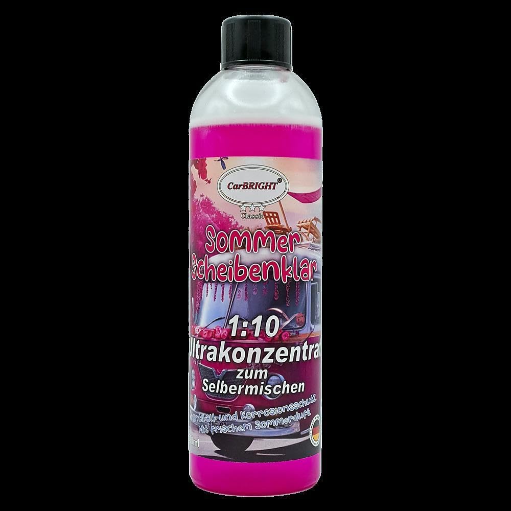 CarBRIGHT Scheibenreiniger 1:10 Ultrakonzentrat Sommer 500ml CarBRIGHT Scheibenreiniger 1:10 Ultrakonzentrat Sommer 500ml von CarBRIGHT