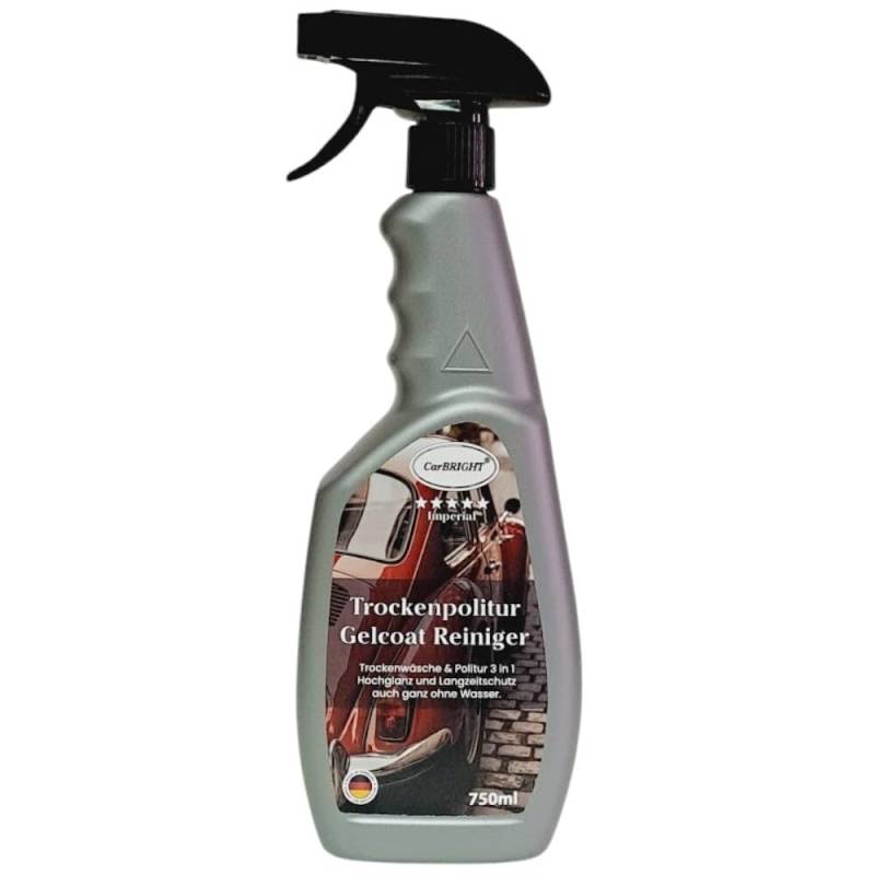 CarBRIGHT Trockenpolitur Gelcoat Reiniger 3in1 750ml von CarBRIGHT