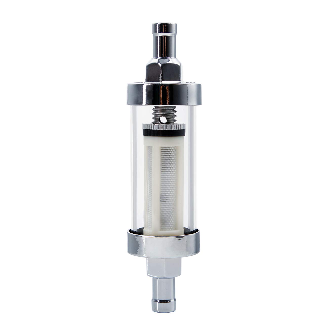 CarBole Universal Motorrad Kraftstofffilter 3/8in,Inline Aluminium Benzinfilter,Transparent Glas,für ATV,Dirt Bikes und Motorrad CarBole Universal Motorrad Kraftstofffilter 3/8in,Inline Aluminium Benzinfilter,Transparent Glas,für ATV,Dirt Bikes und Motorrad von CarBole