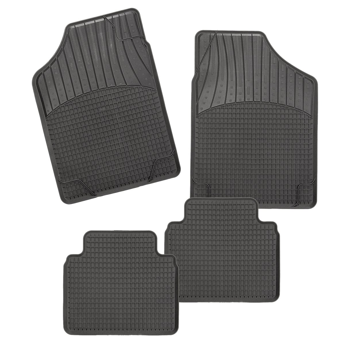 CarFashion Auto Schalenmatte B2 | TPE Gummi Fußmatten in schwarz | Auto Fußmatten Set ohne Mattenhalter in Automatte, 250937, 4 von CarFashion