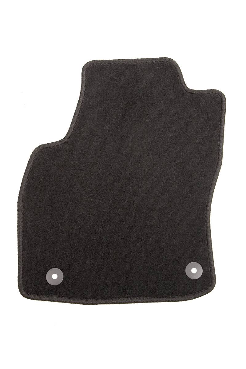Racer Passform Auto FuÃŸmatte aus Velours mit farblich passender Hochglanzkettelung und Mattenhaltern für 5er (F07) GT (Gran Turismo) 4WD, Baujahr 10/2009-06/2013 von CarFashion