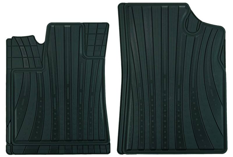 CarFashion 234210 LeMans | Allwettermatte AB1 | Matten vorne 2-teilig | TPE Gummimatte schwarz | Auto Fussmatten Set ohne Mattenhalter von CarFashion