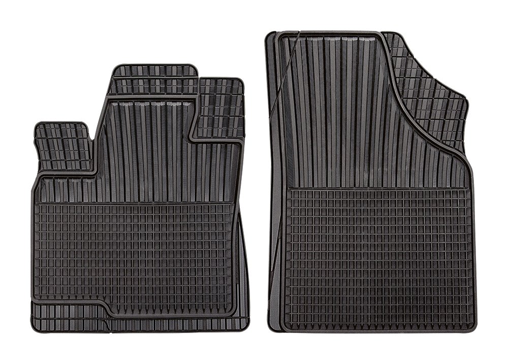 CarFashion Allwettermatte Monza CD2, Auto Fussmatten Set in schwarz, 2-teilig, ohne Mattenhalter für von CarFashion