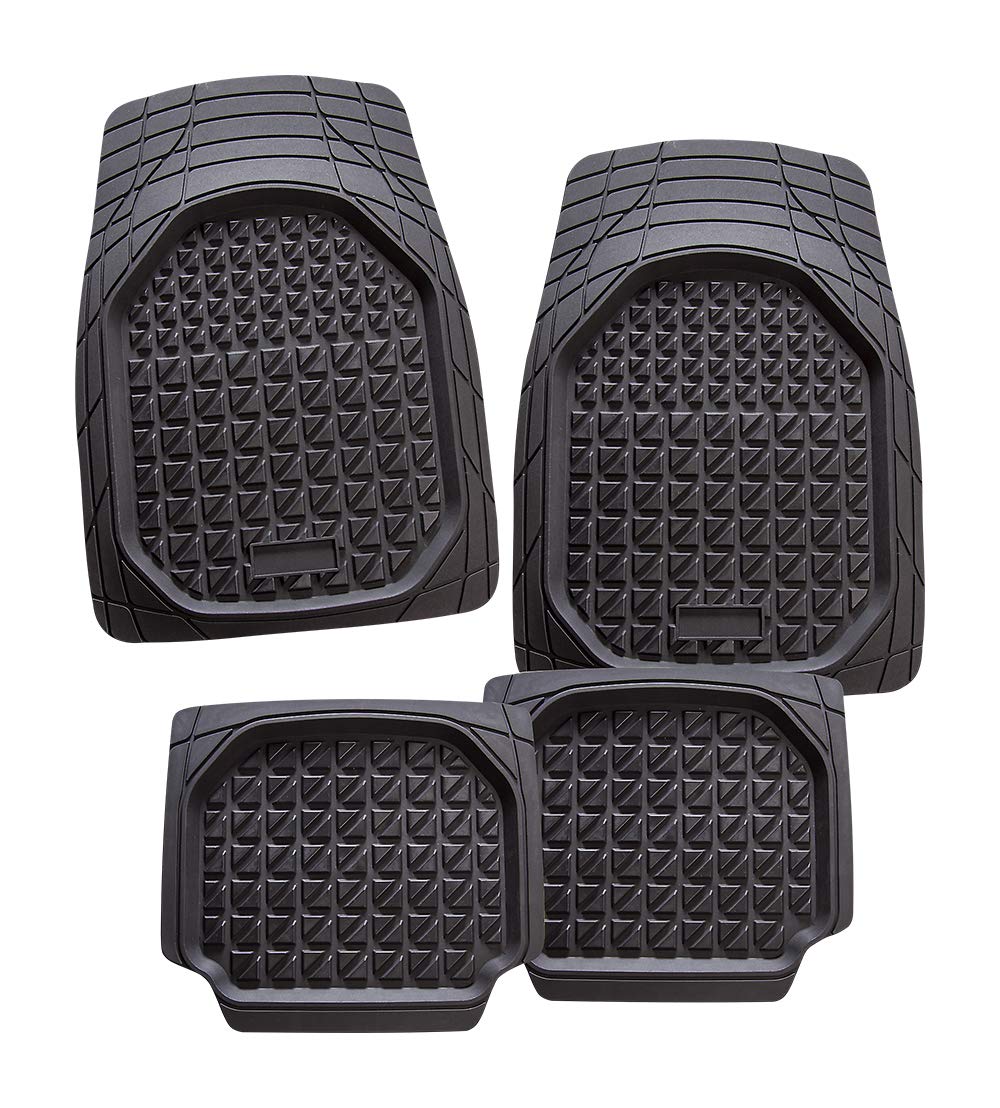 CarFashion 281953 Mugello Allwetter Schalenmatte XXL Automatte mit extra hohem Rand Universal Set ohne Mattenhalter TPE Gummimatte schwarz ActivCross Auto Fußmatte CarFashion 281953 Mugello Allwetter Schalenmatte XXL Automatte mit extra hohem Rand Universal Set ohne Mattenhalter TPE Gummimatte schwarz ActivCross Auto Fußmatte von CarFashion